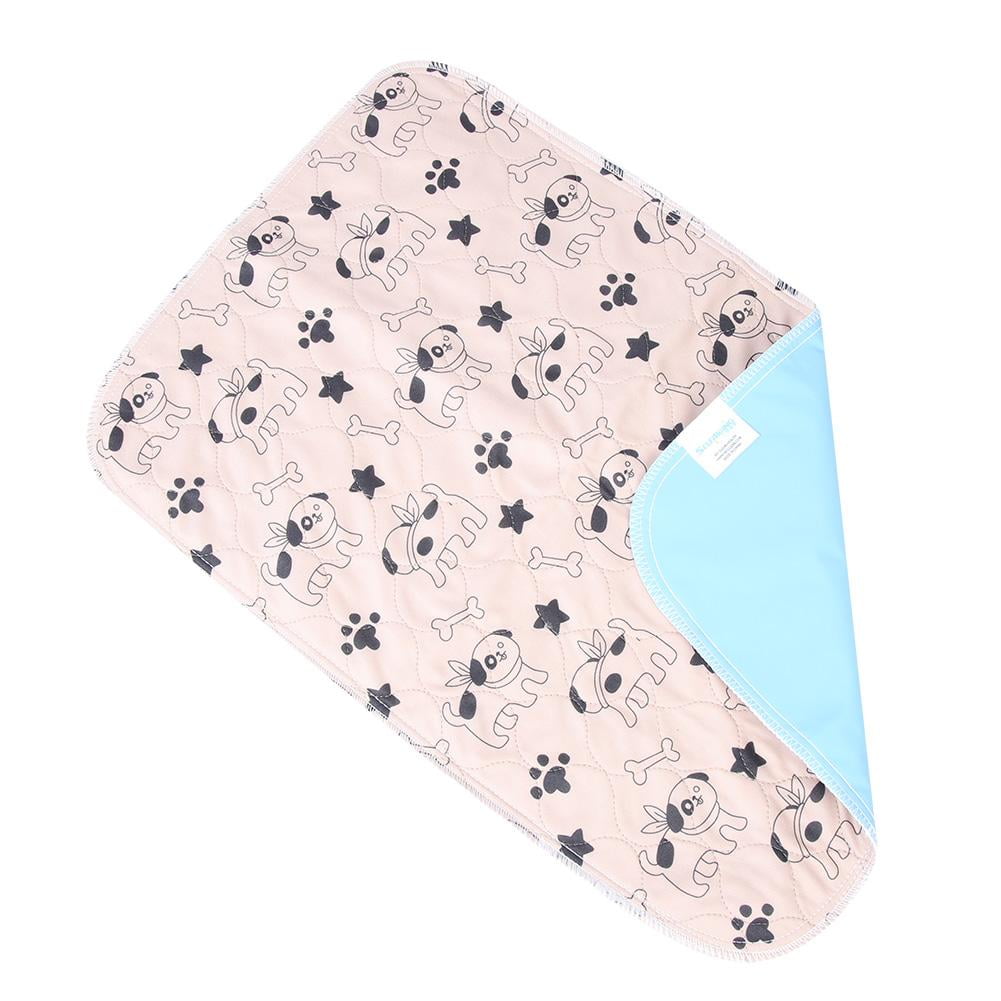 Tebru Dog Urine Mat, Reusable Waterproof Puppy Dog Cat Pee Bed Pad Carpet Urine Pet Trainging