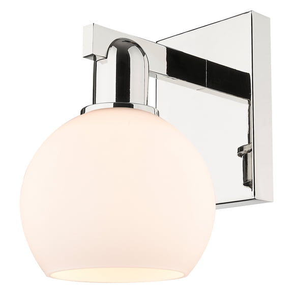 Innovations Lighting 716-1W-PN-G121-6 Athens 10" Tall Wall Sconce - White