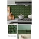 thumbnail image 3 of Yuarrent Adhesivo de mosaico artesanal, calcomanías impermeables gruesas, papel tapiz de cocina a prueba de aceite, restaurante contra Decoración del hogar Geometría de oro negro 20, 3 of 6
