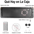thumbnail image 2 of Reloj de Pared Digital, de 16 Pulgadas, con Visualizaci&oacute;n Grande, con Fecha, Temperatura, Semana, Control Remoto, Gran D&iacute;gito, 12/24 Horas,Reloj Digital LED para Sala de Estar, A, 2 of 7