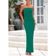thumbnail image 2 of Vestido de cóctel PRETTYGARDEN Summer 2025 sin tirantes con pliegues, 2 of 9