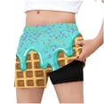 thumbnail image 3 of Gamivast Teen Boys 2-In-1 Swim Board Shorts Icecream Print Compression Liner Trunks Summer Beach Volleyball Wear Athletic Sporty Bottoms Quick Dry, 3 of 7