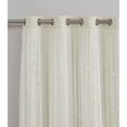 thumbnail image 2 of Star Cut-out Blackout Window Panel Pair White 50x84X2, 2 of 4