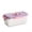 Purple-35cm, variant on Gytml Reusable Food Storage Containers With Lids, Airtight Stackable Meal Prep Boxes, Leak-Proof Kitchen Organizer For Fridge & Pantry(Black-35Cm)