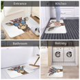 thumbnail image 6 of Non Slip Door Mat, American Giraffe Style Fast Drying Bath Tub Mats, Absorbent Bathroom Rugs Entrance Welcome Mat, Bath MatS for Tub, Floor, Home, Kitchen, Hotel,16x24in, 6 of 6