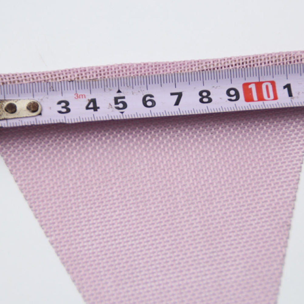 OUNONA 12Pcs Triangle Burlap Banner Flags with Linen Rope for Wedding Birthday Party Decor