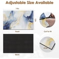 thumbnail image 3 of Blue Golden Marble Coffee Mat for Countertops, Gold Teal Modern Dish Drying Mat 2 Pcs for Kitchen Coffee Bar Accessories Fit Under Coffee Maker Espresso Machine Dish Rack Hide Stain Rubber, 3 of 6