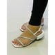 thumbnail image 1 of Sandalia Mujer Tacón Bloque Lazo Brillo Barata Regulador Día A Día Cómoda Deng Xun unisex, 1 of 2