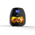 thumbnail image 2 of Avalon Bay 3.7 Quart Digital Programmable Stainless Steel Air Fryer with Recipes, 2 of 10