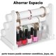 thumbnail image 3 of Soporte Organizador Joyería cuero 3 Niveles, desmontable expositor de pulseras, piel de alta calidad, Ideal para guardar relojes, pulseras, brazaletes, collares y gomas elásticas.(Negro), 3 of 7