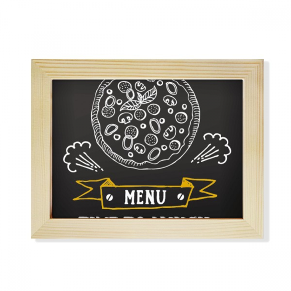 Time To Lunch Pizza Foods Desktop Photo Frame Picture Art Decoration Painting 6x8 inch