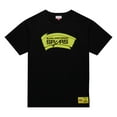 thumbnail image 2 of Men's Mitchell & Ness Black San Antonio Spurs Hardwood Classics Neon Nights Premium T-Shirt, 2 of 5