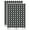 Black, variant on Egg Crate Doodle 200+ Round Stickers - Brown - Matte Finish - 0.50" Size