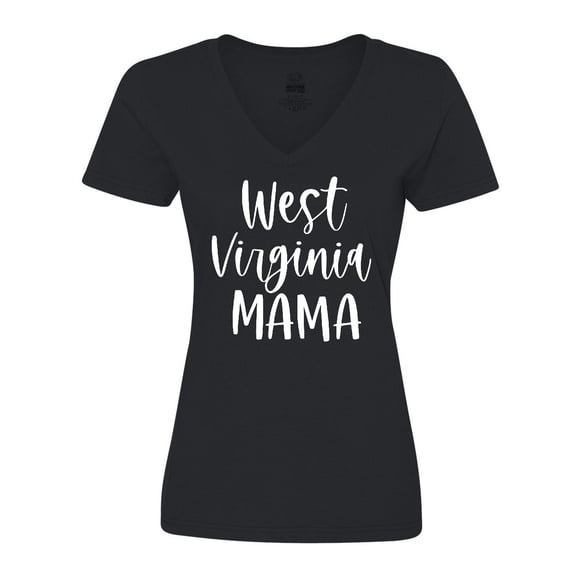 Inktastic West Virginia Mama Women's V-Neck T-Shirt