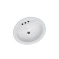 thumbnail image 1 of Design House 573428 Oval Drop-In Sink 20x17 Single Basin in White, 1 of 1