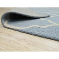 thumbnail image 4 of Hand-tufted Wool Blue Traditional Trellis Moroccan Rug, 4 of 5