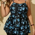 thumbnail image 4 of Gyujnb Swimsuit for Women,Tankini Swimsuit with Skirt Bottom Swimwear for Full Coverage,XL, 4 of 9