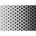 thumbnail image 1 of Ahgly Company Indoor Rectangle Patterned Iridium Black Area Rugs, 5' x 8', 1 of 6
