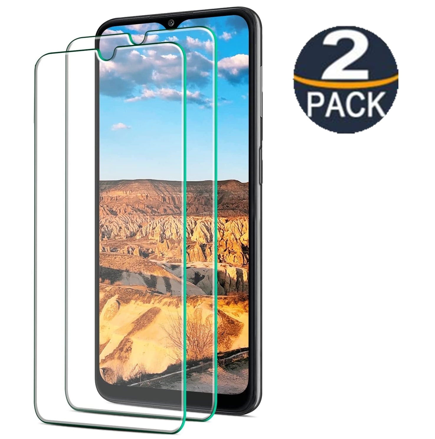 PST [2 Packs] Samsung Galaxy A33 5G Screen Protector, Premium Tempered Glass Screen Protector with Case Friendly & Bubble Free