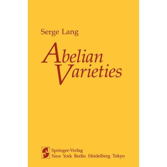 Abelian Varieties, (Paperback)