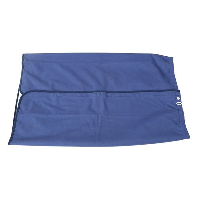 Jupe d'Urine Portable, Alèses d'Incontinence Lavables Réutilisables, Jupe d'Incontinence, Matelas, Tapis pour Adultes, Personnes Âgées, Enfants, Bleu Foncé