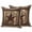 Brown, variant on 2 Pack Outdoor Waterproof Throw Pillow Covers,Western Star Farm Brown Wood Grain Decorative Square Patio Pillowcases for Chair Couch Sofa 16x16in