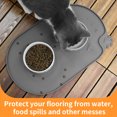 Ptlom Silicone Pet Placemat for Dogs and Cats, Waterproof Pet Feeding