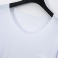 thumbnail image 4 of Chemise d'Exercice Décontractée pour Hommes, Couleur Unie, Manches Longues, Col Rond, Couche de Base, Évacuation de l'Humidité, 4 of 8