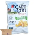 thumbnail image 4 of (5 pack) Cape Cod 40% Less Fat Kettle Cooked Potato Chips Value Pack   Original Sea Salt | 1.5 Ounce | Pack of 14, 4 of 7