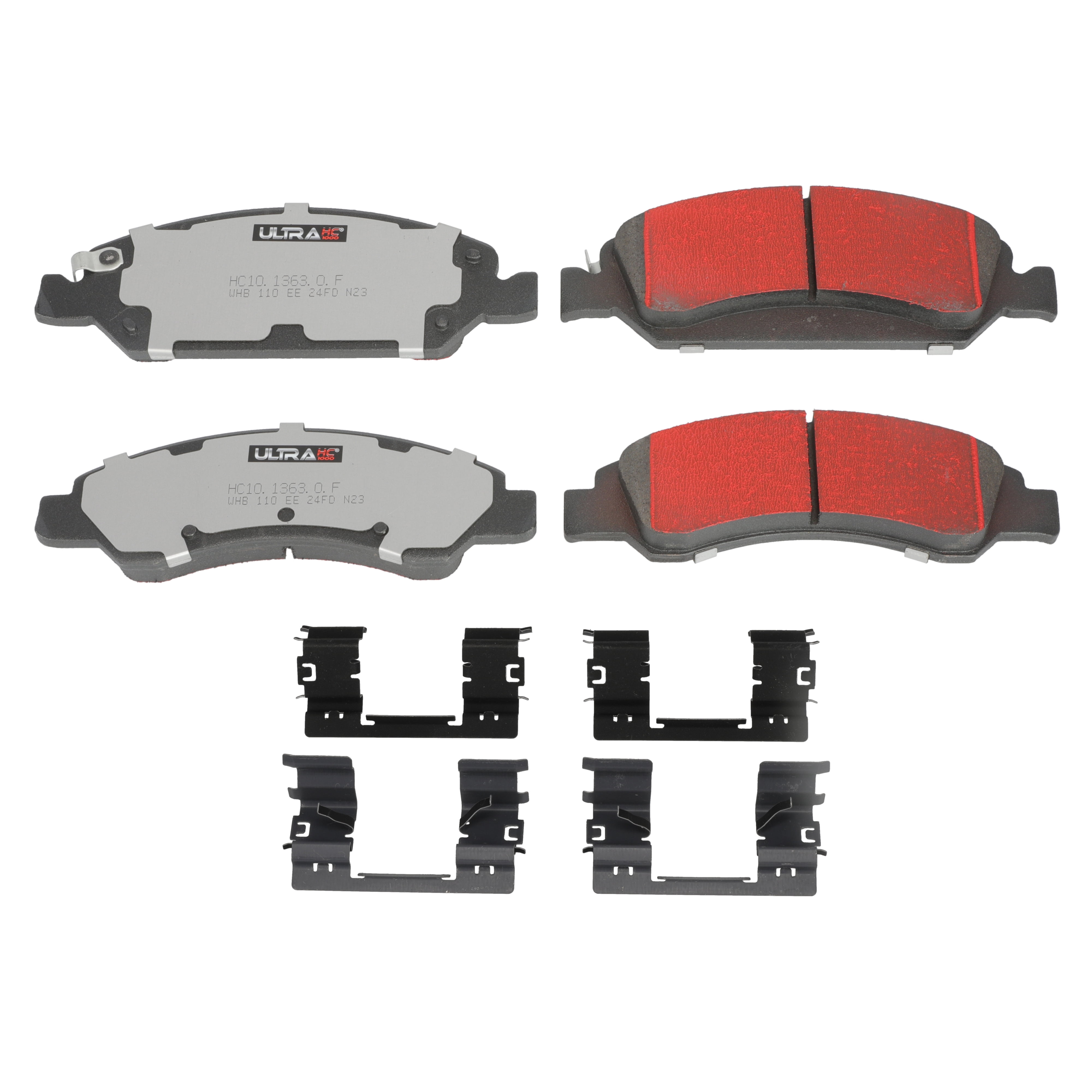 Ultra HC 1000 Brake Pad Set, Front HC10.1363.0.F, Chevrolet Silverado 1500 2018-2005