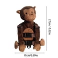 thumbnail image 3 of LLDYYDS Mochila con arnés de seguridad 2 en 1 para niños pequeños con correa - Correa ajustable antipérdida para niños de 1 a 4 años, arnés de seguridad infantil, 3 of 7