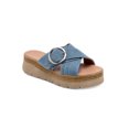 thumbnail image 1 of Sandalias con plataforma Exterior Textil Color Mezclilla Para Mujer De RBCOLLECTION, 1 of 4
