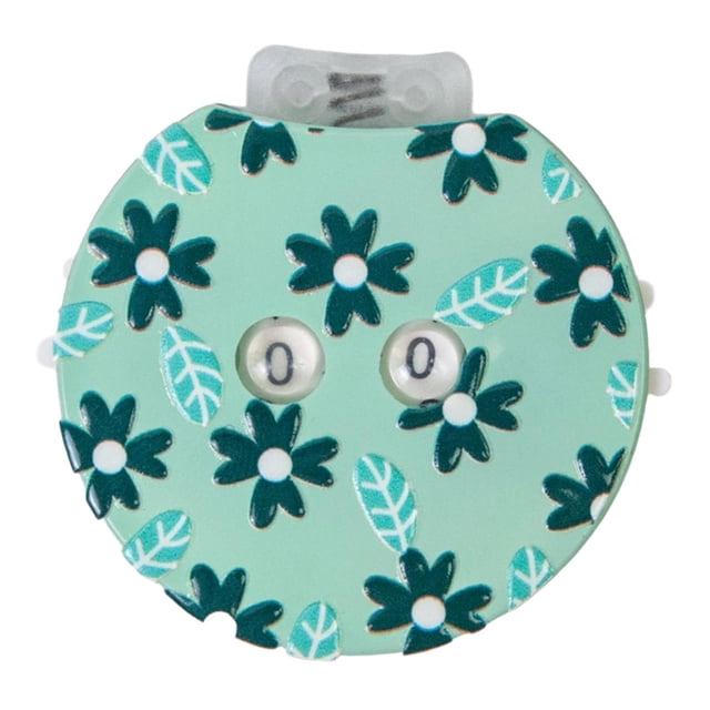 yuksok Crochet Row Counter Part Rows Counting Device for Sewing Weaving Spare Parts Green