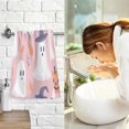 thumbnail image 7 of Yayeee 2 Pack Hand Towels for Bathroom 100% Cotton 16" x 28" Soft Absorbent Kitchen Towel, Cartoon Halloween Ghosts, 7 of 7