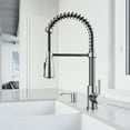 thumbnail image 6 of VIGO Brant Single Handle Pull-Down Sprayer Kitchen Faucet Set with Soap Dispenser in Stainless Steel, 6 of 12