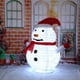 thumbnail image 5 of Fiudx Decoración Navideña Led, Muñeco de Nieve de Papá Noel, 40 Luces Led, Diseño Plegable, Marco de Metal Resistente, Ideal para Fiestas En Exteriores, Jardín, 60 X 40 Cm., 5 of 7