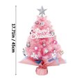 thumbnail image 6 of Tabletop Christmas Tree for Small Spaces, Mini Artificial Xmas Tree with Hanging Ornaments for Apartments, Dorms, and Desks Christmas Decorations, 6 of 7