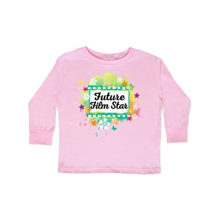

Inktastic Actress Future Film Star Gift Toddler Toddler Girl Long Sleeve T-Shirt