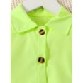 thumbnail image 4 of Bagilaanoe 3Pcs Little Girls Summer Print Short Sleeve Shirt Tops + Cami Tops + Skirt 4T 5T 6T 7T Kids Casual Skirt Set, 4 of 7