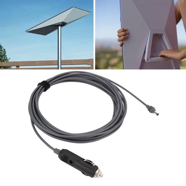 Mini DC Power Cable, Water Resistant Car Cable with Rubber Material, Power Cable for Mini Satellite DC Extension Line, Stable Connection and Transfer