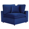 thumbnail image 2 of Modway Commix Down Filled Overstuffed Performance Velvet Corner Chair in Navy, 2 of 7