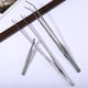 thumbnail image 4 of 3 pinzas de acero inoxidable con punta dentada, pinzas rectas y pinzas curvas., 4 of 6