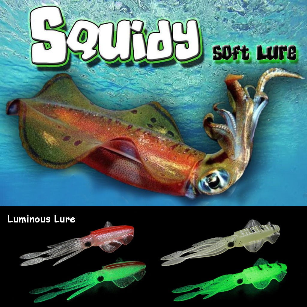 Lot De 10 Leurres Souples Fishing Guru Tackle – Jupe Calmar 9 Pouces Multicolore