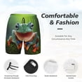 thumbnail image 3 of Gaeub Tree Frog Print Mens Swim Trunks with Compression Liner,Board Shorts Quick Dry,Beach Swimwear with Pockets-3X-Large, 3 of 6