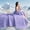 Light Purple, variant on 1PC Summer cool single quilt, Solid color double-sided design, Breathable and comfortable, Suitable for summer sleep.(Twin,Taro Purple)