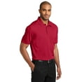 thumbnail image 4 of Port Authority Silk Touch Performance Pocket Polo-2XL (Red), 4 of 6