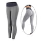 thumbnail image 3 of Pantalones de Yoga de Cintura para Mujer, Mallas con de Botín con Control de Abdomen, Pantalones de Levantamiento de Glúteos con Pliegues Gris XL Baoblaze Leggings de levantamiento de glúteos para mujer, 3 of 8