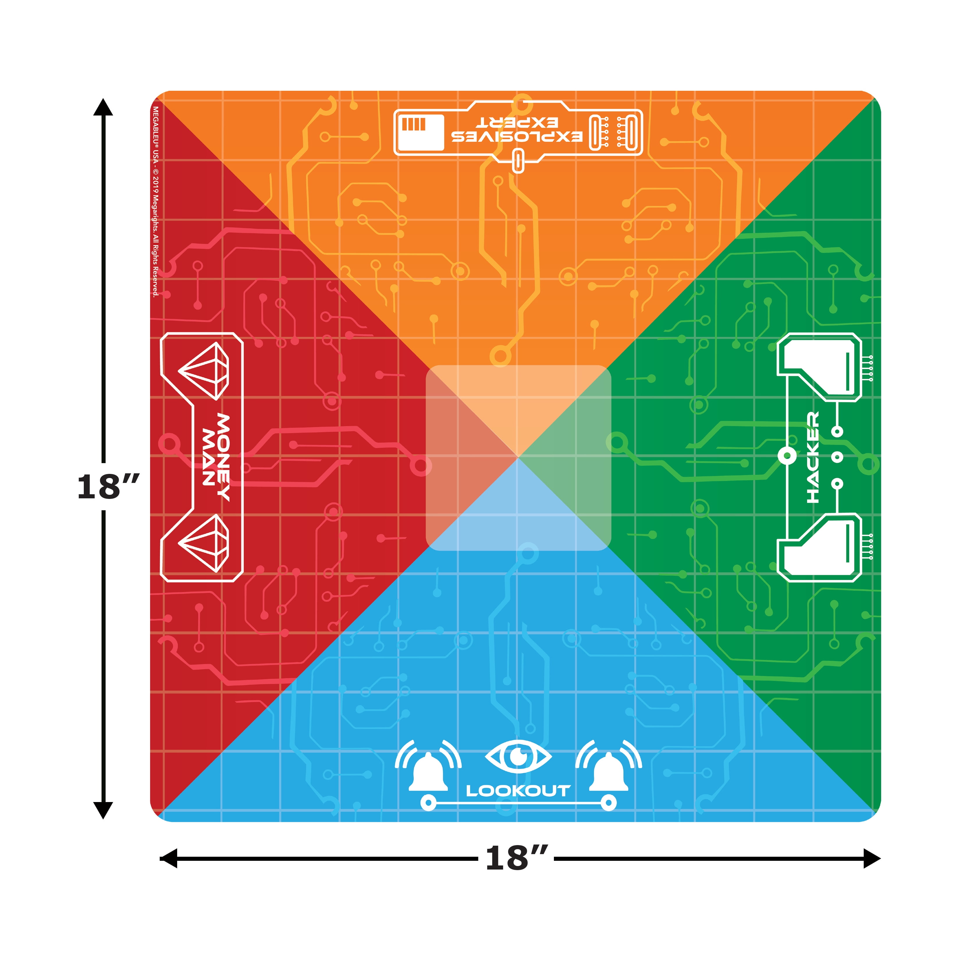 Megableu USA Heist Game Mat