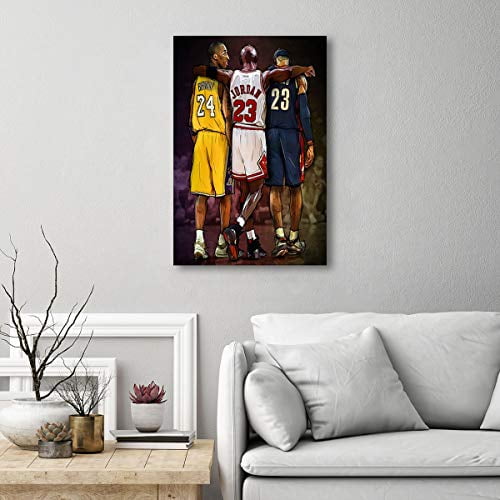 Michael jordan kobe bryant lebron james poster top