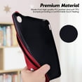 thumbnail image 5 of Protective Case for Amazon Kindle Fire HD 8 Tablet & HD 8 Plus Case (2024/2022/2020 Release) 12th/10th Gen, PU Leather Slim Lightweight Stand Hand Strap Shockproof Cover for Kindle Fire HD 8,Red, 5 of 7